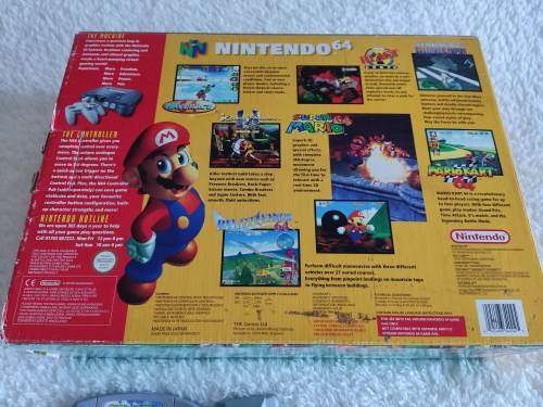 Nintendo 64 console with box