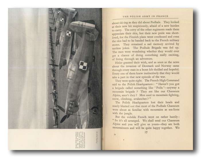 Poland fights back by Ksawery Pruszynski (Translated) 1st printed Sept 1941)