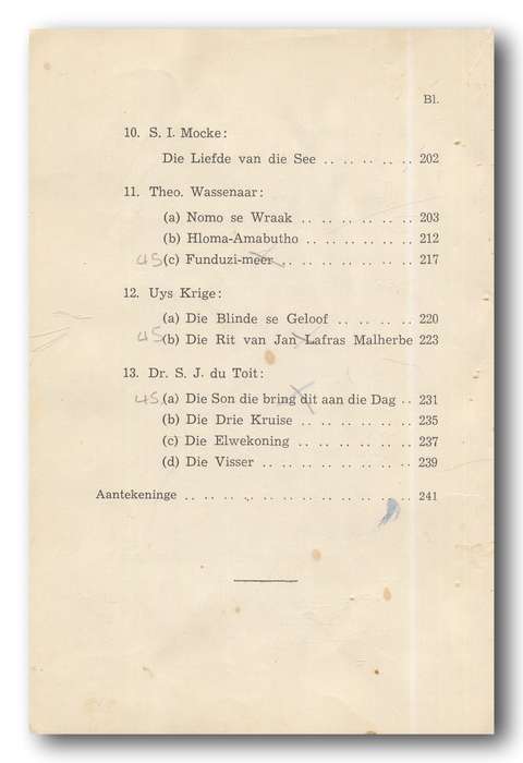 Afrikaanse Ballades saamgestel deur drs GS & PJ Nienaber (1941) - Bind fout