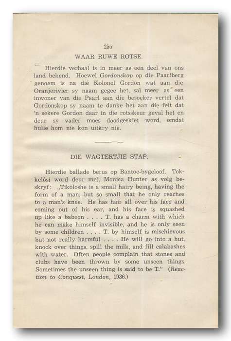 Afrikaanse Ballades saamgestel deur drs GS & PJ Nienaber (1941) - Bind fout