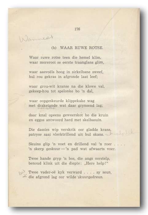 Afrikaanse Ballades saamgestel deur drs GS & PJ Nienaber (1941) - Bind fout