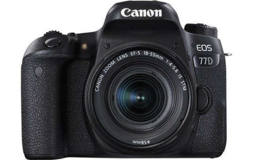 CANON EOS 77D DSLR CAMERA WITH CANON EF-S 18-55MM F/4-5.6 IS STM LENS