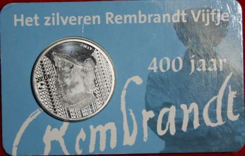 2006 Netherlands 5 Euro Coin (Sealed) sterling silver (92.5%) coin - Brilliant Uncirculated