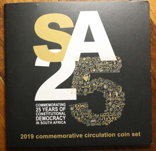 2019 Coin Set - Celebrating South Africa 25Yrs Constitution Democracy (1/2 PRICE UNTIL 26 March)