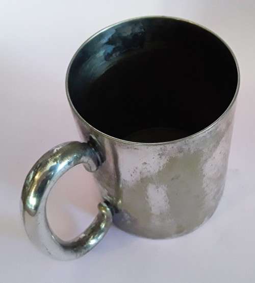 1934 Simla Valley Light Horse (S.V.L.H.) Silver Plated Trophy Mug.