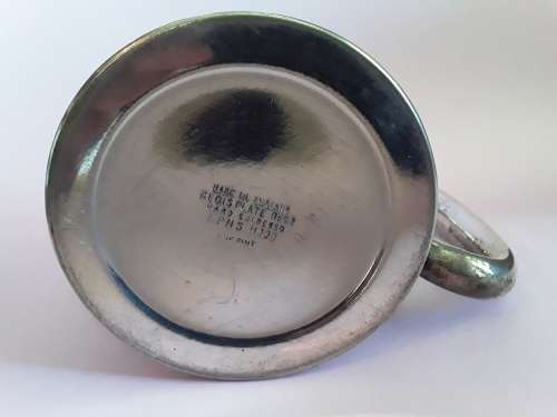 1934 Simla Valley Light Horse (S.V.L.H.) Silver Plated Trophy Mug.