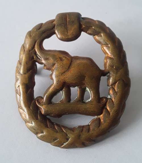 WW2 SA Native Military Corps Cap Badge.