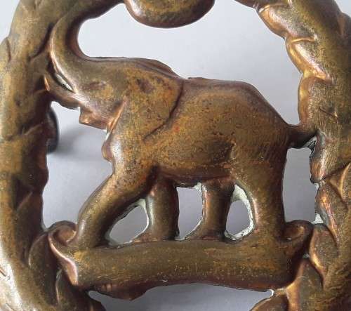 WW2 SA Native Military Corps Cap Badge.