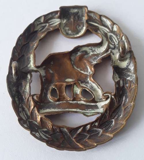 WW2 SA Native Military Corps Cap Badge.