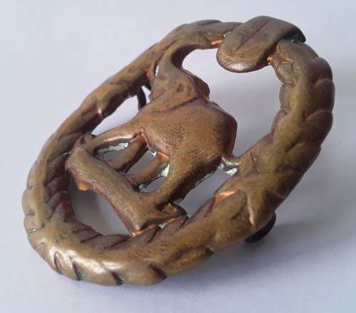 WW2 SA Native Military Corps Cap Badge.