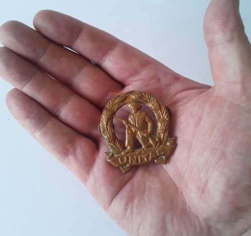 Large SADF `Unitas` Commando Cap Badge.