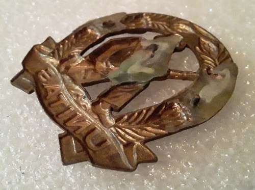 SADF `UNITAS` Commando Cap Badge.