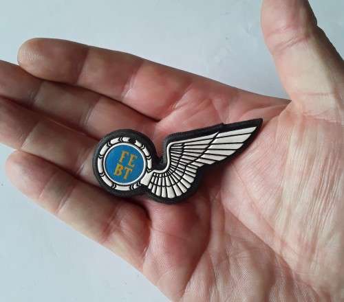 SA Air Force Flight Engineer Wing Badge. Pins intact.