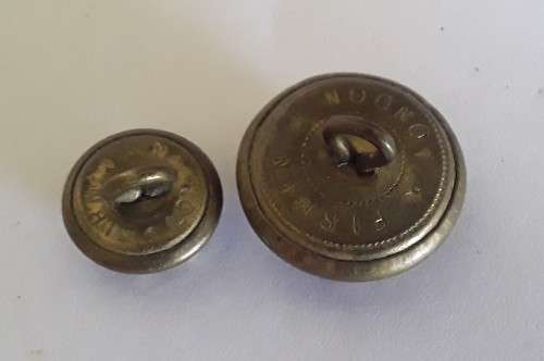 Set Of 22 Early Pre-1952 South African Police `Crown Over Star` Buttons. (Set 1 of 2)