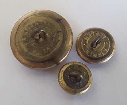Set Of 19 WW2 South African Artillery Buttons. (Set 2 of 2).