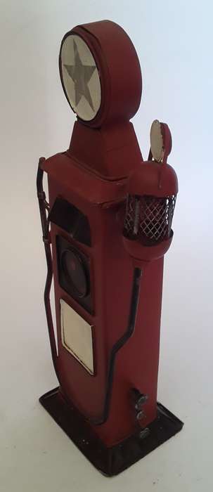 Vintage Tin Plate `Texaco` Petrol Pump Money Box.
