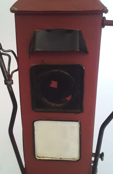 Vintage Tin Plate `Texaco` Petrol Pump Money Box.