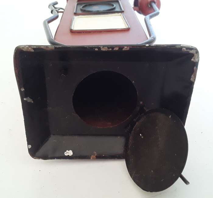 Vintage Tin Plate `Texaco` Petrol Pump Money Box.