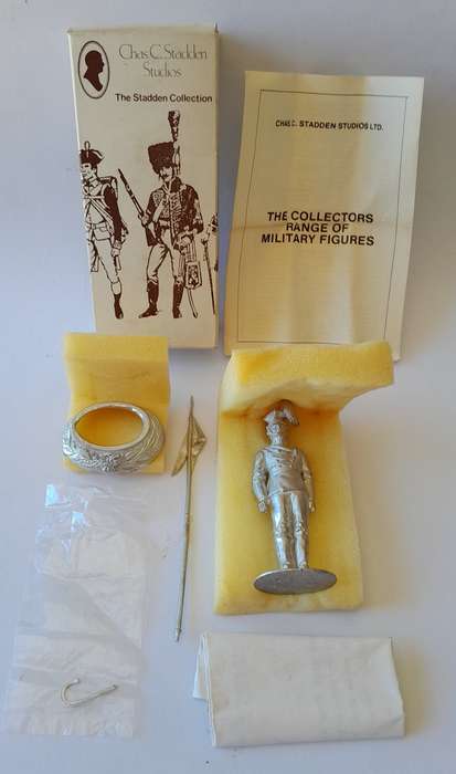 Vintage Stadden Collection Metal Model Kit. 5th (Royal Irish) Lancers Trooper, 1908 Guard Order.