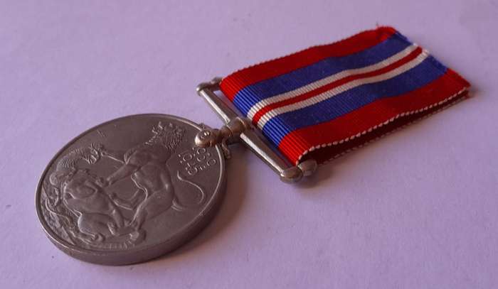 WW2 War Medal 1939-1945 To `578448 D.D. Paterson`.