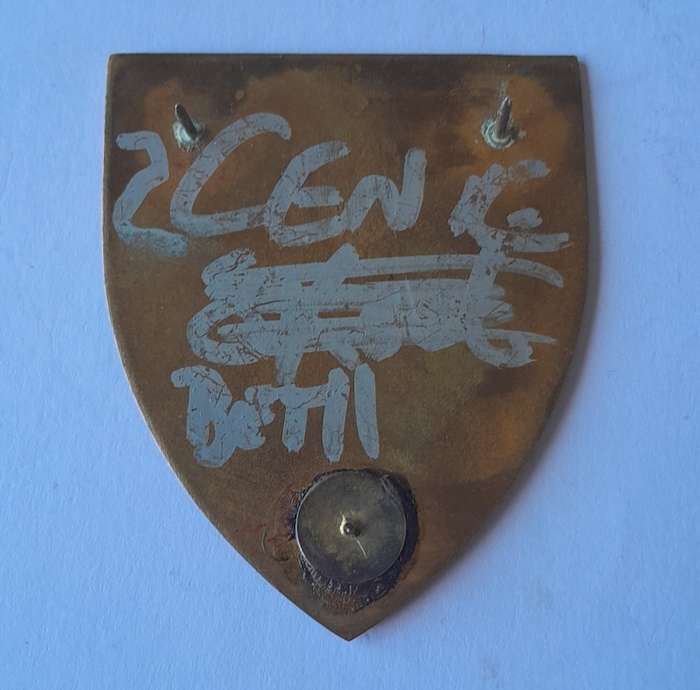 SADF 2 Field Engineer Regiment Shoulder Flash. 3 Pins Intact (1 Replaced).