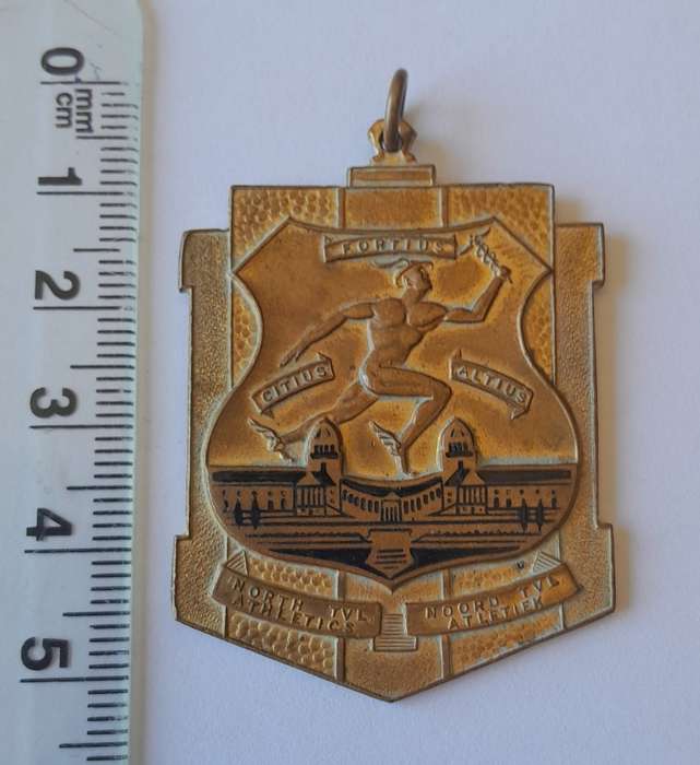 Vintage Large `North Tvl Athletics / Noord Tvl Atletiek` Medal.