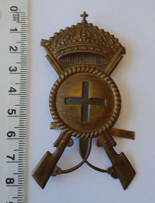 WW2 Italian Fascist Fanteria (Infantry) Cap Badge.