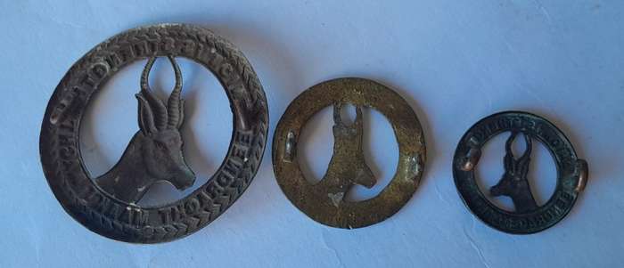 WW2 South African Infantry Badge Collection. Different Sizes. Lugs Intact.