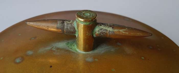 WW2 SA Engineer Corps North Africa Campaign Shell Casing And Bullets Trench Art Set.  1941-1943.