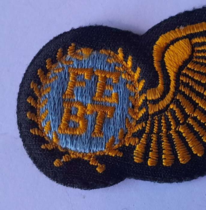 SA Air Force Flight Engineer Large Wing Badge.
