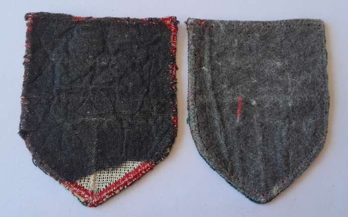 Pair Rhodesian Army Patches (Facing). Bush War (1970`s).