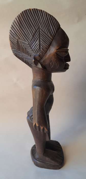 Pair Early Nigerian Yoruba Tribal Figurines.