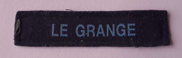 Name Tag "Le Grange"