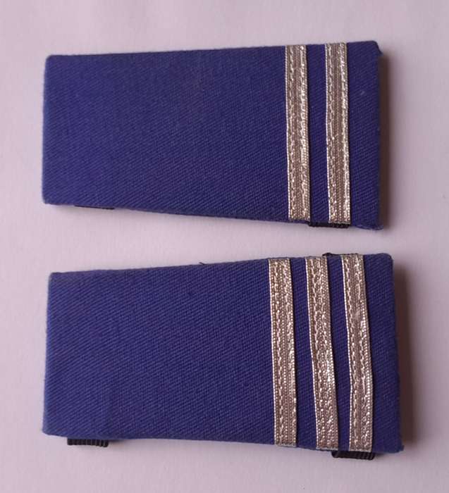 2 x Rank Epaulettes. Unidentified..