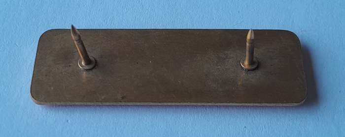 SADF Name Tag. "Freysen".  Some Crackling. Pins Intact.