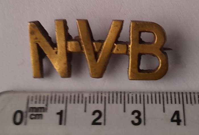 WW2 SA National Volunteer Brigade Shoulder Title.  Pin Intact.