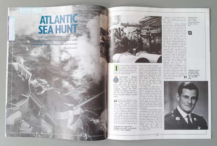 WW2 "Images Of War" Issue 5 (War At Sea) With Campaign Map And Newspaper Copy.