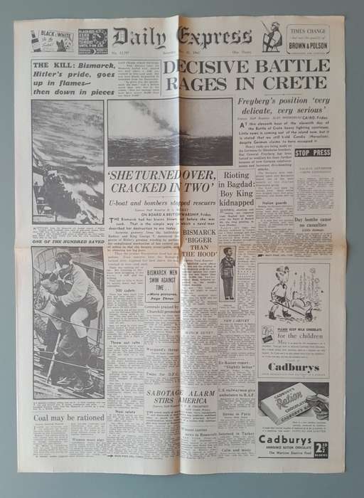WW2 "Images Of War" Issue 6 (Balkans & Crete) With Campaign Map And Newspaper Copy.