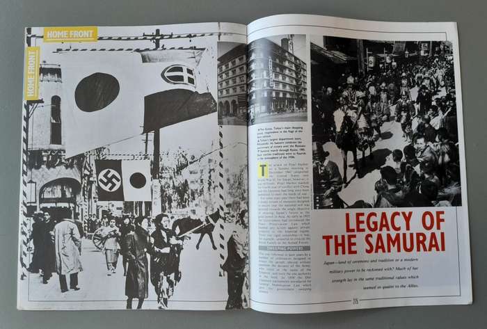 WW2 "Images Of War" Issue 10 (Singapore) With Campaign Map And Newspaper Copy.
