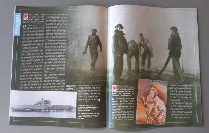 WW2 "Images Of War" Issue 12 (Coral Sea & Midway) With Campaign Map And Newspaper Copy.