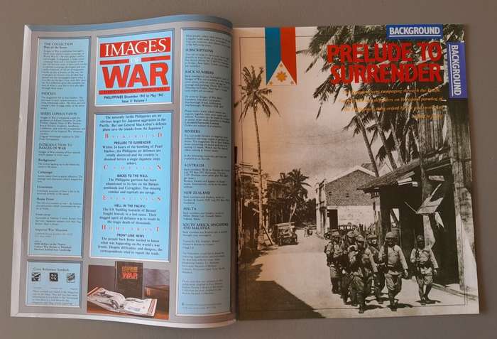WW2 "Images Of War" Issue 11 (Philippines) With Campaign Map And Newspaper Copy.