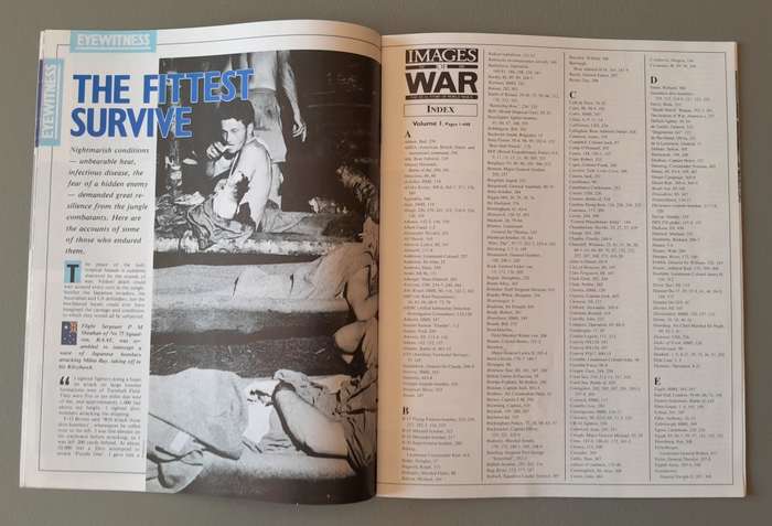 WW2 "Images Of War" Issue 16 (New Guinea) With Campaign Map And Newspaper Copy.