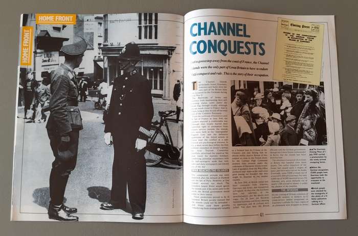 WW2 "Images Of War" Issue 17 (Dieppe) With Campaign Map And Newspaper Copy.