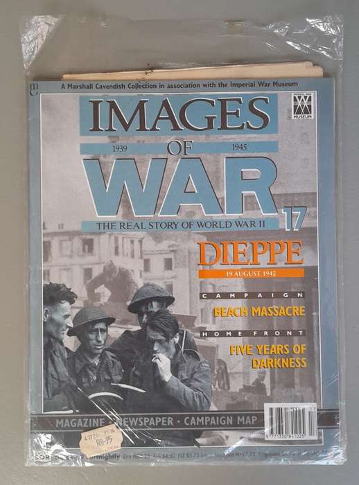 WW2 "Images Of War" Issue 17 (Dieppe) With Campaign Map And Newspaper Copy.