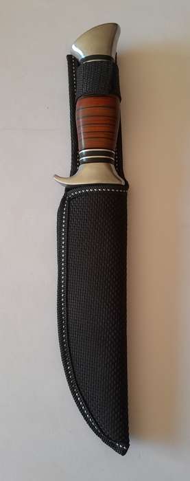 U.S.A. Saber Columbia 440C Tactical Knife with Belt Sheath.  30.5cm.