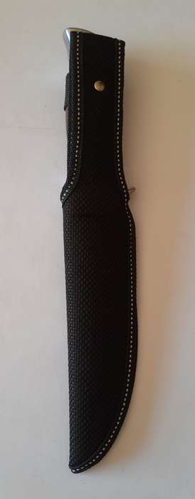 U.S.A. Saber Columbia 440C Tactical Knife with Belt Sheath.  30.5cm.