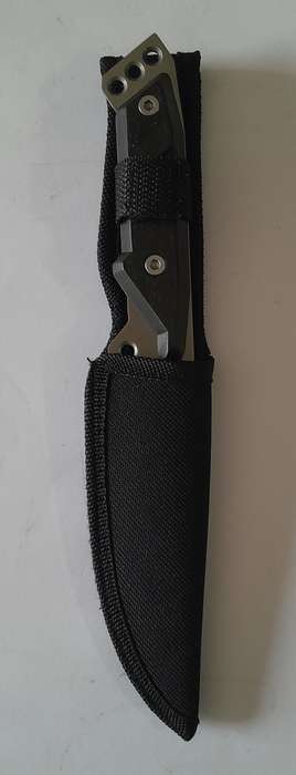 U.S.A. Saber ShuangRong Company Hunting Knife with Sheath.  23.5cm