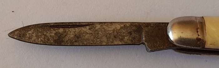 Vintage Richards, Sheffield Single Blade Mini Pocket Knife. "Cape Town".  11cm.
