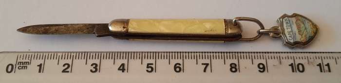 Vintage Richards, Sheffield Single Blade Mini Pocket Knife. "Cape Town".  11cm.