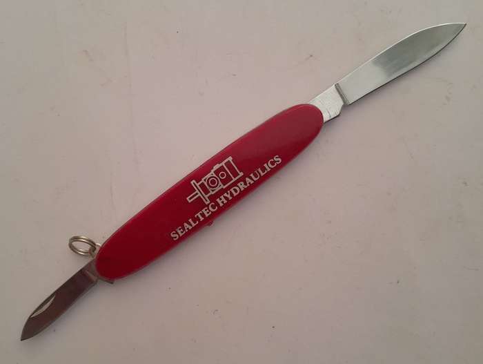 Vintage "Sealtec Hydraulics" Advertising Pocket Knife.  17cm.